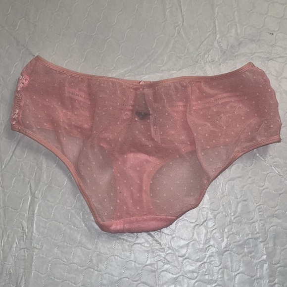 Victoria’s Secret Sexy Little Things pink mesh and lace panty - Picture 5 of 9